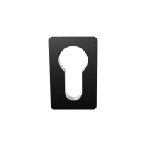 GPF1142.61 cilinderrozet min. rechthoek