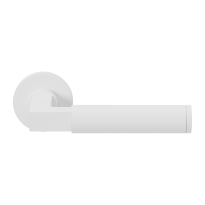 GPF8214.00 witte deurkruk Kuri op ronde rozet