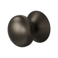 Dark blend paddenstoel voordeurknop 65mm