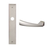 1130L Mitos deurkruk op schild BB72 linkswijzend, mat nikkel