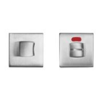 1291/115RFV-RW toiletgarnituur met rood/wit indicator satinchrome