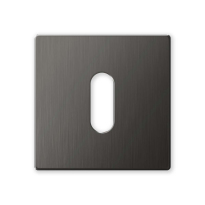 1291/B sleutelrozet 50x50x6mm grafiet