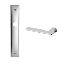 1460L Kiri deurkruk op schild PC72 linkswijzend, chroom
