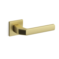 1601R Fenix deurkruk op rozet rechtswijzend, satinmessing