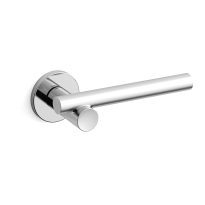 1671 Bilbao deurkruk op rozet, chrome/satinchrome