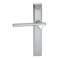 3190L Ara deurkruk op langschild PC92 linkswijzend, satinchrome/chrome