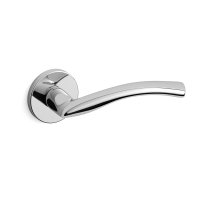 351 Zoom deurkruk op rozet, chrome