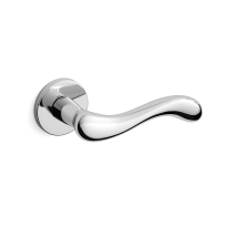 451 Ande deurkruk op rozet, chrome