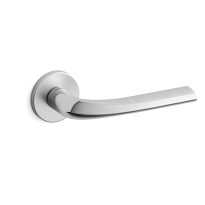 721R Filo deurkruk op rozet rechtswijzend, satinchrome/chrome