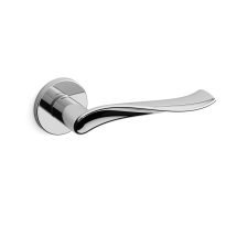 731 Spin deurkruk op rozet, chrome 