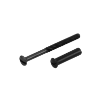 AG0367 smeedijzer zwart patentbout + huls