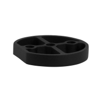 Deurstopper verhogingsschijf 10 mm zwart GPF8731.61