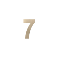 GPF Champagne blend huisnummer 7, 150 mm