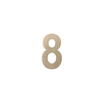GPF Champagne blend huisnummer 8, 150 mm