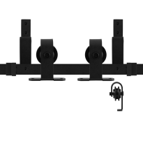 GPF0558.61 Dubbel schuifdeursysteem Mutka zwart 170 cm
