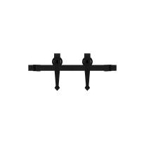 GPF0604.61 schuifdeursysteem Nuoli mini zwart 200 cm