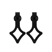 GPF0611.61 schuifdeurhanger set Ruutu mini zwart t.b.v. extra deur