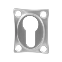 GPF0902.09 cilinderrozet 48x38x5mm RVS geborsteld