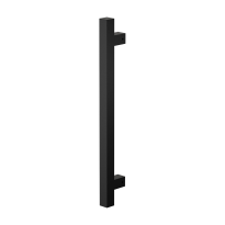 GPF10 deurgreep T-model 22x300mm hoogte 55mm zwart