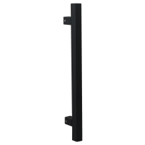 GPF10 deurgreep T-model 22x400mm hoogte 55mm zwart