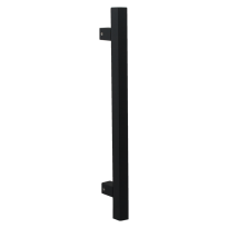 GPF10 deurgreep T-model 22x600mm hoogte 55mm zwart