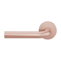 GPF100VRT2L Blush L-model 19mm deurkruk op rozet 53x6mm gatdeel links