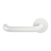 U-Model 19 mm Deurkruk op Rozet Wit Linkswijzend