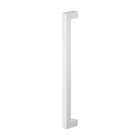 GPF11 deurgreep recht 22x300mm hoogte 55mm wit