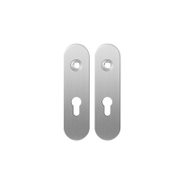 GPF1100.10 kortschild afgerond PC55 RVS geborsteld