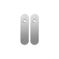 GPF1100.10 kortschild afgerond RVS geborsteld