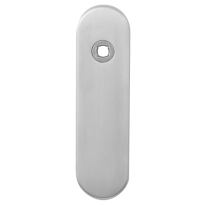 GPF1100.10L kortschild afgerond linksdraaiend RVS geborsteld