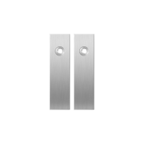 GPF1100.15 kortschild rechthoekig blind RVS geborsteld