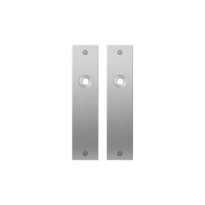 GPF1100.16 plaatschild rechthoekig RVS geborsteld