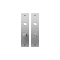 GPF1100.16 plaatschild rechthoekig WC57/5 normale knop RVS geborsteld