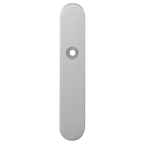 GPF1100.20R langschild afgerond rechtsdraaiend RVS geborsteld