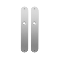 GPF1100.22 plaatschild afgerond RVS geborsteld