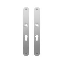 GPF1100.23 plaatschild afgerond PC55 RVS geborsteld