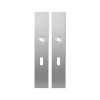 GPF1100.25 langschild rechthoekig BB56 RVS geborsteld