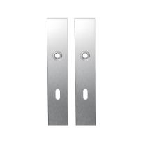 GPF1100.25 langschild rechthoekig BB72 RVS geborsteld