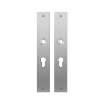 GPF1100.27 plaatschild rechthoekig PC55 RVS geborsteld