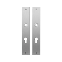 GPF1100.27 plaatschild rechthoekig PC72 RVS geborsteld