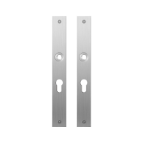 GPF1100.28 plaatschild rechthoekig PC55 RVS geborsteld