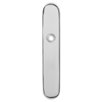 GPF1100.60L langschild afgerond linksdraaiend RVS gepolijst