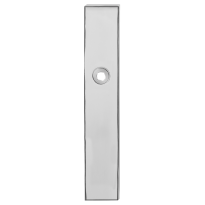 GPF1100.65 langschild rechthoekig blind RVS gepolijst