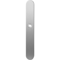 GPF1100.70L langschild XL afgerond blind linksdraaiend RVS geborsteld