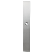 GPF1100.75 langschild XL rechthoekig RVS geborsteld