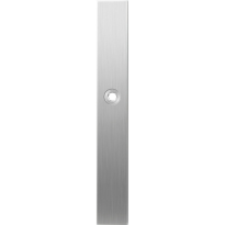 GPF1100.75R langschild XL rechthoekig blind rechtsdraaiend RVS geborsteld
