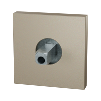 GPF1102.A4.0400 rozet 50x8mm Champagne blend met vastgelaste knopvastzetter
