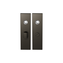 GPF1115.A1 kortschild rechthoekig WC57/8 grote knop Dark blend