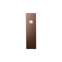 GPF1115.A2R kortschild rechthoekig blind rechtsdraaiend Bronze blend